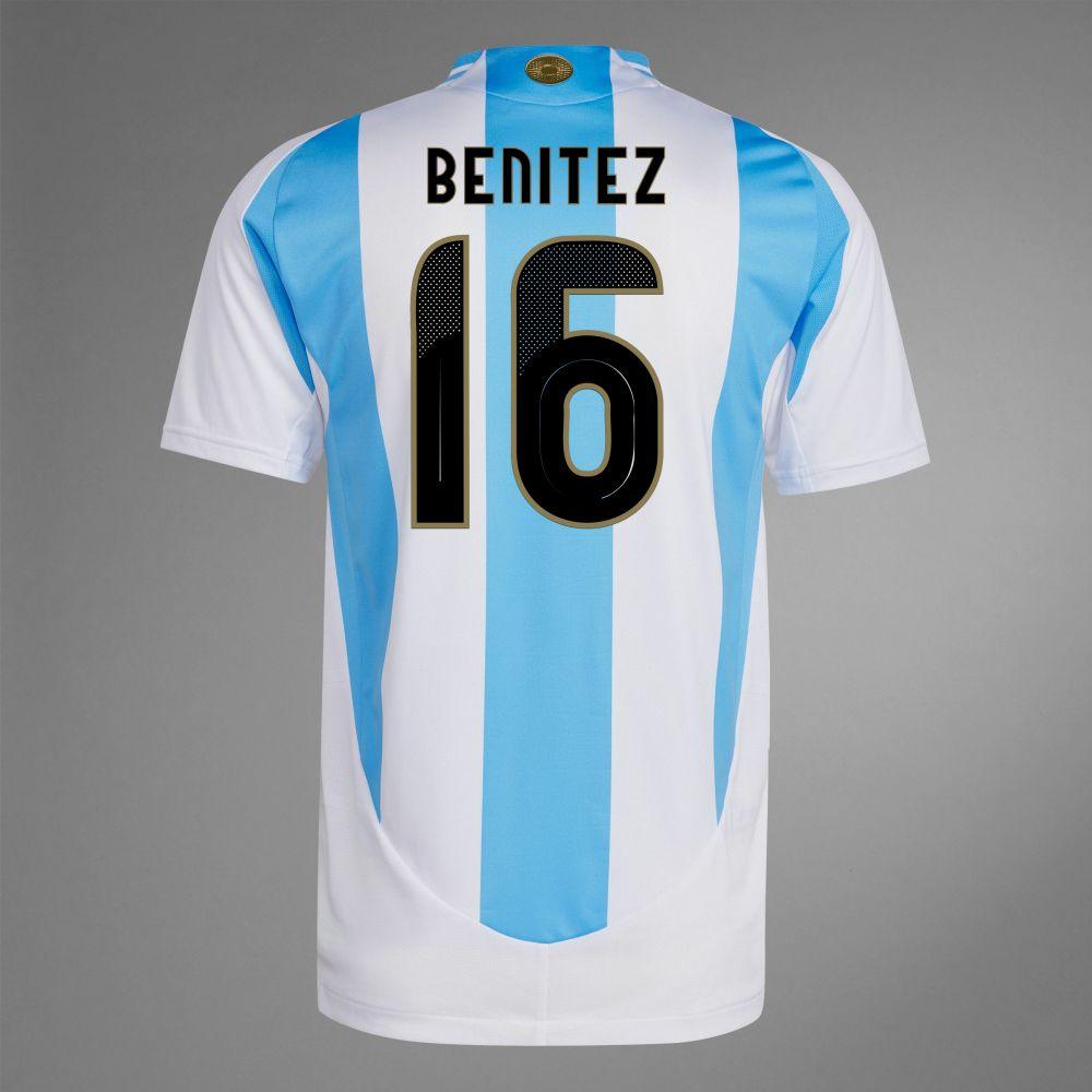 2024 Argentina BENITEZ 16 Home Authentic Jersey