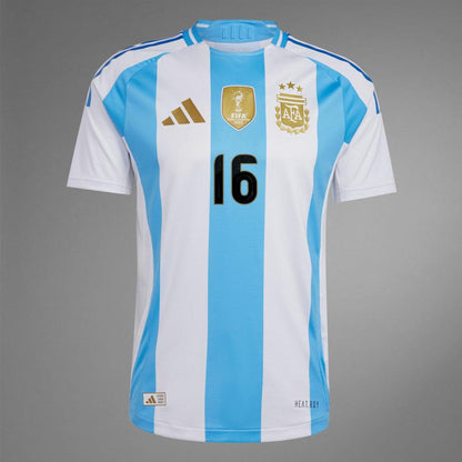 2024 Argentina BENITEZ 16 Home Authentic Jersey