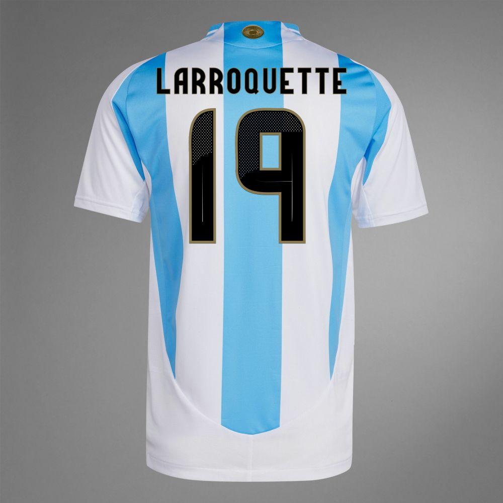 2024 Argentina LARROQUETTE 19 Home Authentic Jersey