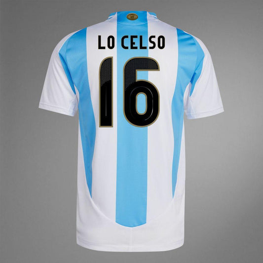 2024 Argentina LO CELSO 16 Home Authentic Jersey