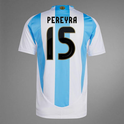 2024 Argentina PEREYRA 15 Home Authentic Jersey