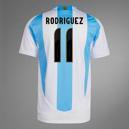 2024 Argentina RODRIGUEZ 11 Home Authentic Jersey