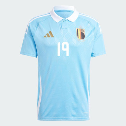 2024 Belgium BAKAYOKO 19 Away Replica Jersey