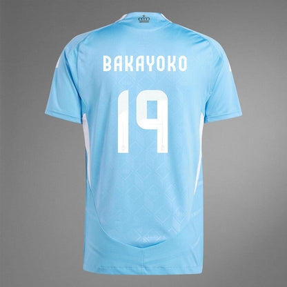 2024 Belgium BAKAYOKO 19 Away Authentic Jersey