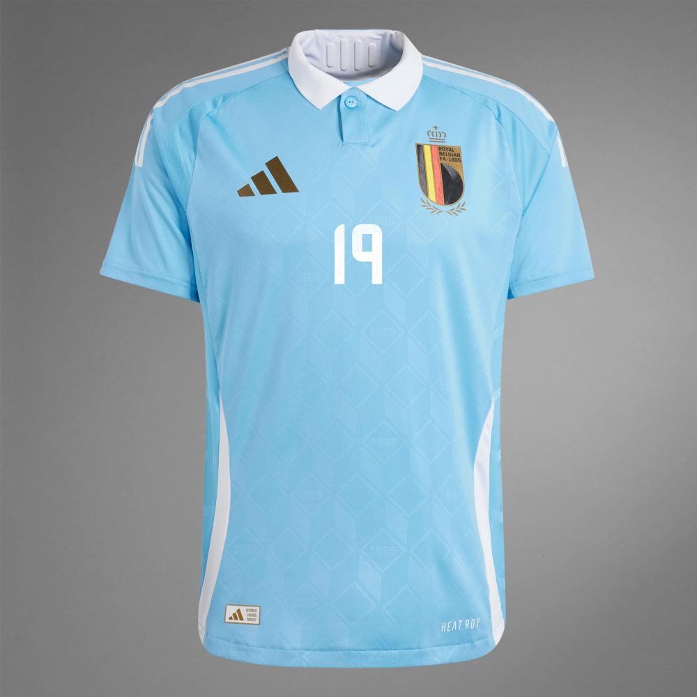 2024 Belgium BAKAYOKO 19 Away Authentic Jersey