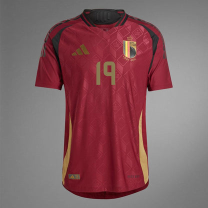 2024 Belgium BAKAYOKO 19 Home Authentic Jersey