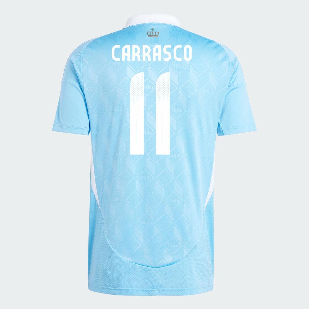 Youth 2024 Belgium CARRASCO 11 Away Replica Jersey