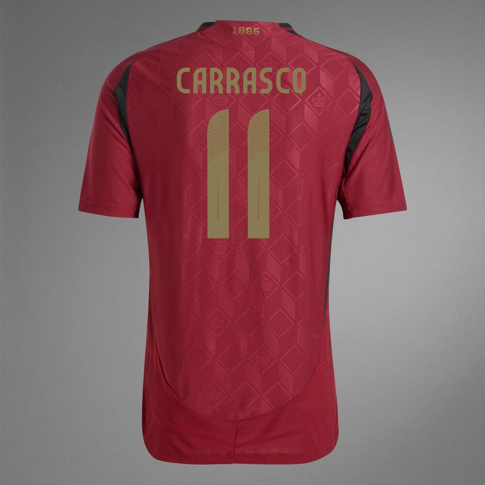 2024 Belgium CARRASCO 11 Home Authentic Jersey