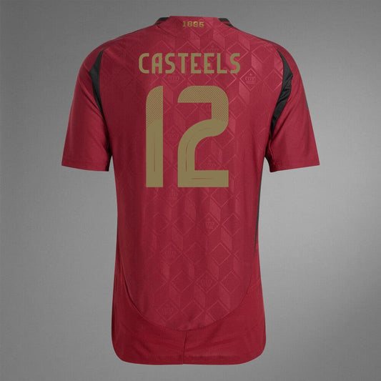 Youth 2024 Belgium CASTEELS 12 Home Replica Jersey