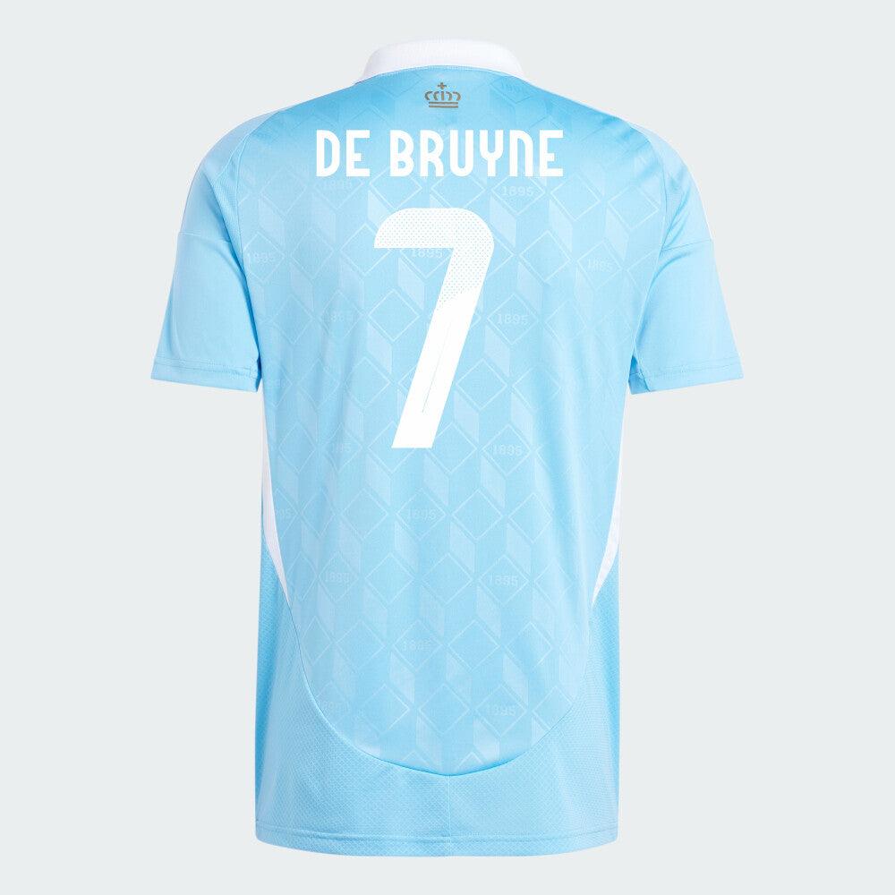 2024 Belgium DE BRUYNE 7 Away Replica Jersey