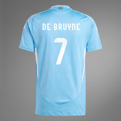 2024 Belgium DE BRUYNE 7 Away Authentic Jersey