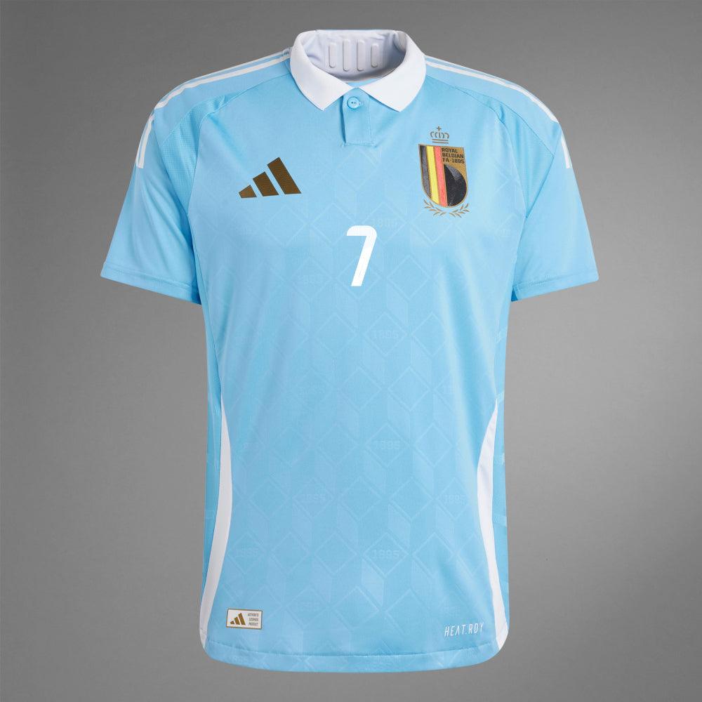 2024 Belgium DE BRUYNE 7 Away Authentic Jersey