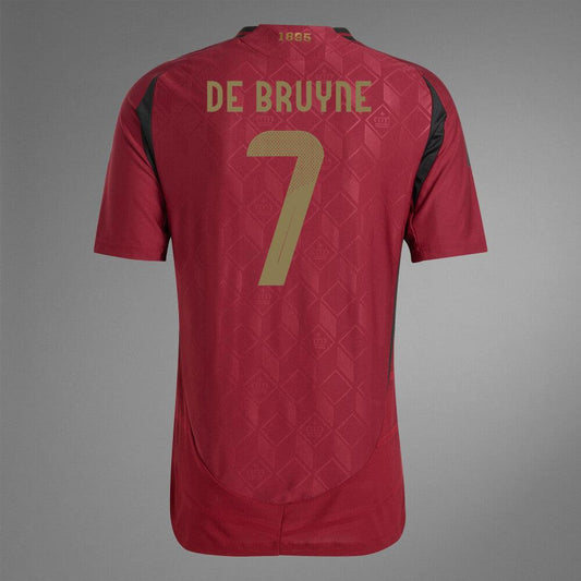 2024 Belgium DE BRUYNE 7 Home Authentic Jersey