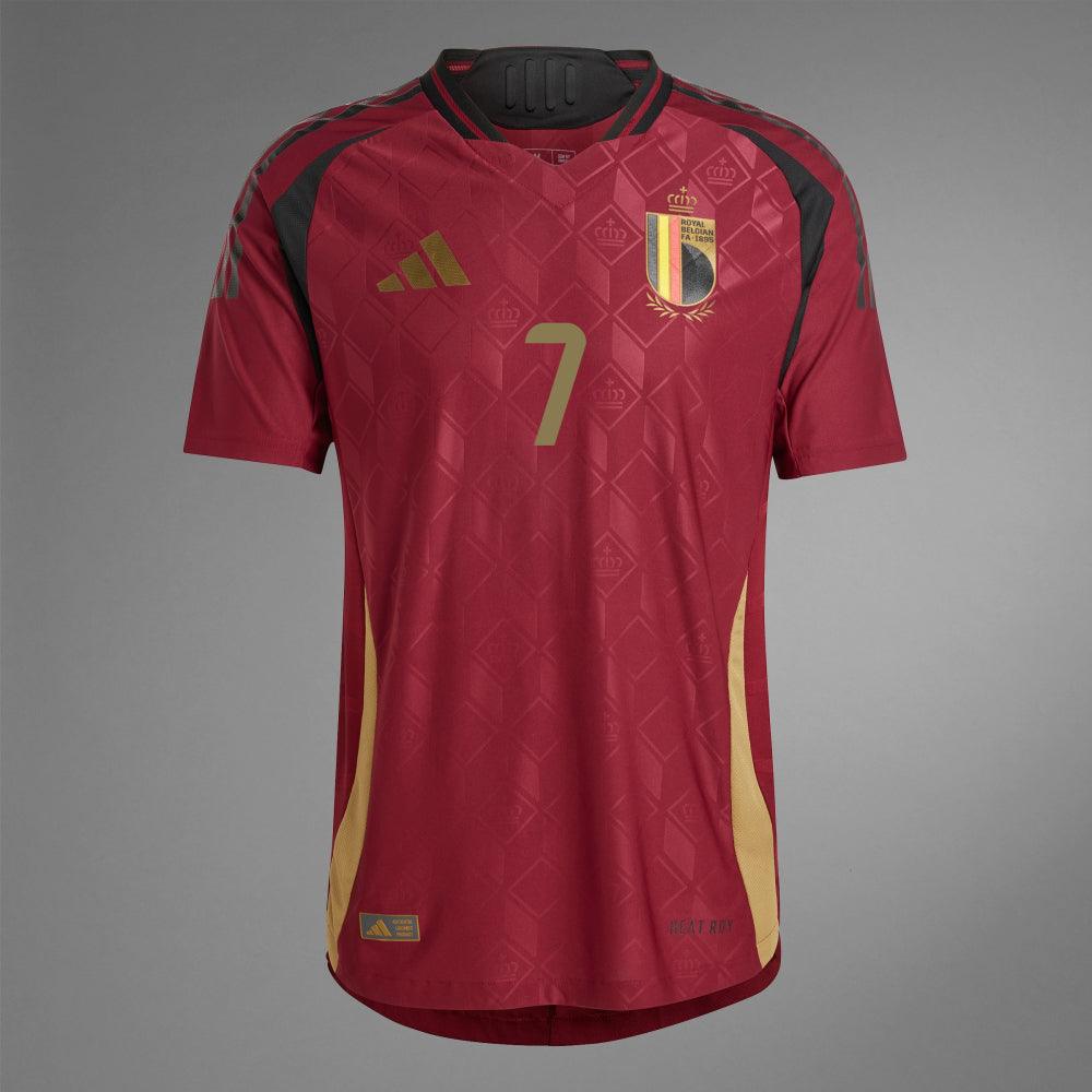 2024 Belgium DE BRUYNE 7 Home Authentic Jersey