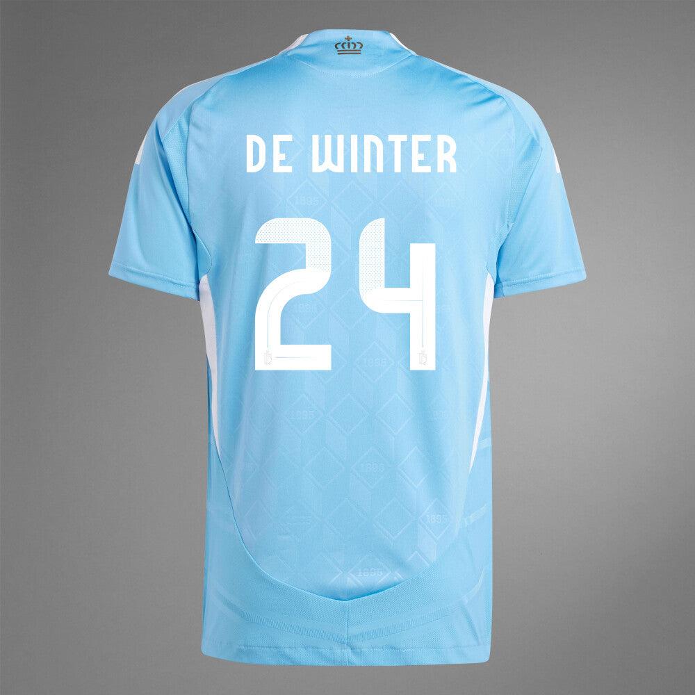 2024 Belgium DE WINTER 24 Away Authentic Jersey