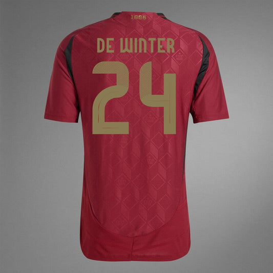 2024 Belgium DE WINTER 24 Home Authentic Jersey