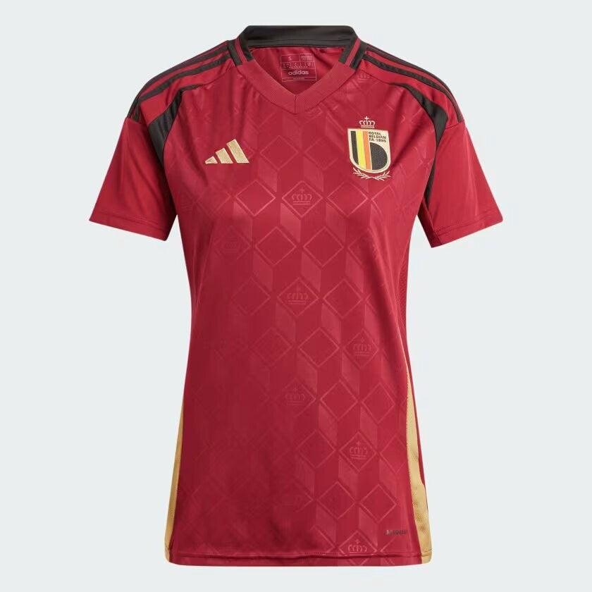 Women's 2024 Belgium Home Replica Jersey - Personalized