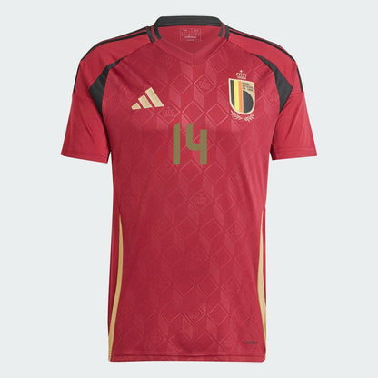 Youth 2024 Belgium LUKEBAKIO 14 Home Replica Jersey