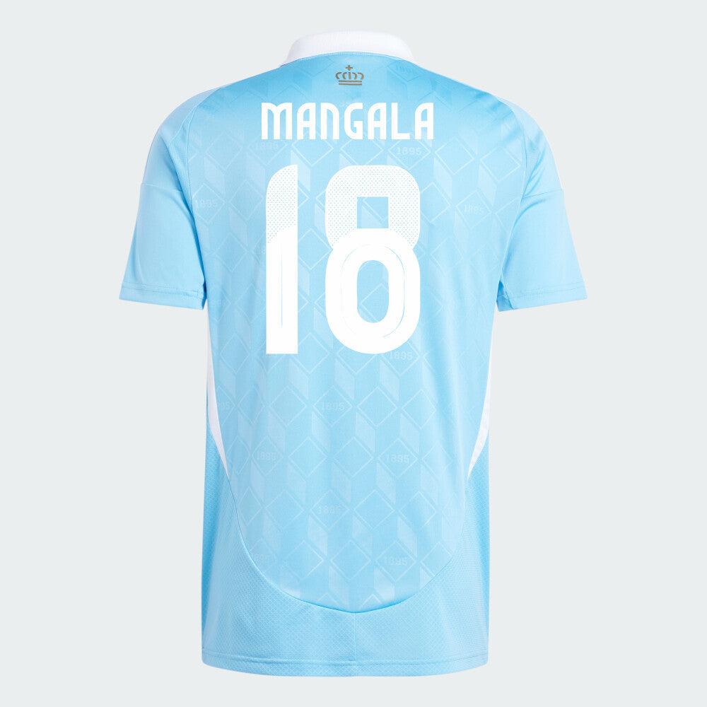 Youth 2024 Belgium MANGALA 18 Away Replica Jersey