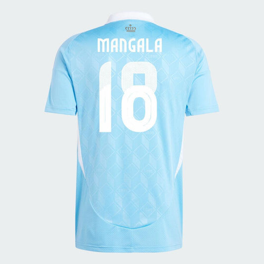 Youth 2024 Belgium MANGALA 18 Away Replica Jersey