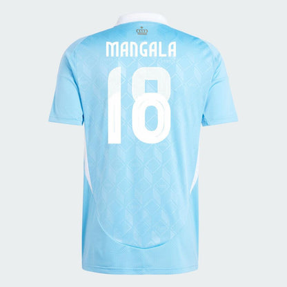 2024 Belgium MANGALA 18 Away Replica Jersey