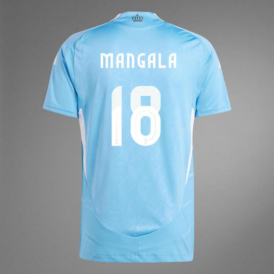 2024 Belgium MANGALA 18 Away Authentic Jersey