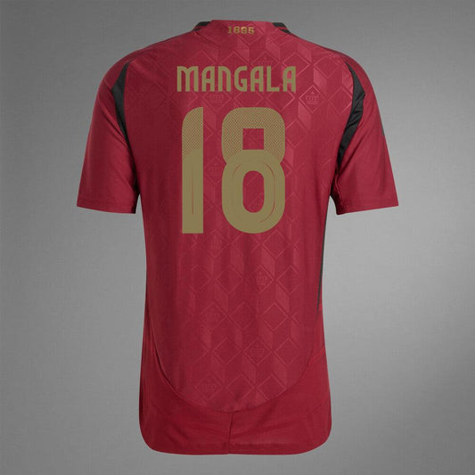 2024 Belgium MANGALA 18 Home Authentic Jersey