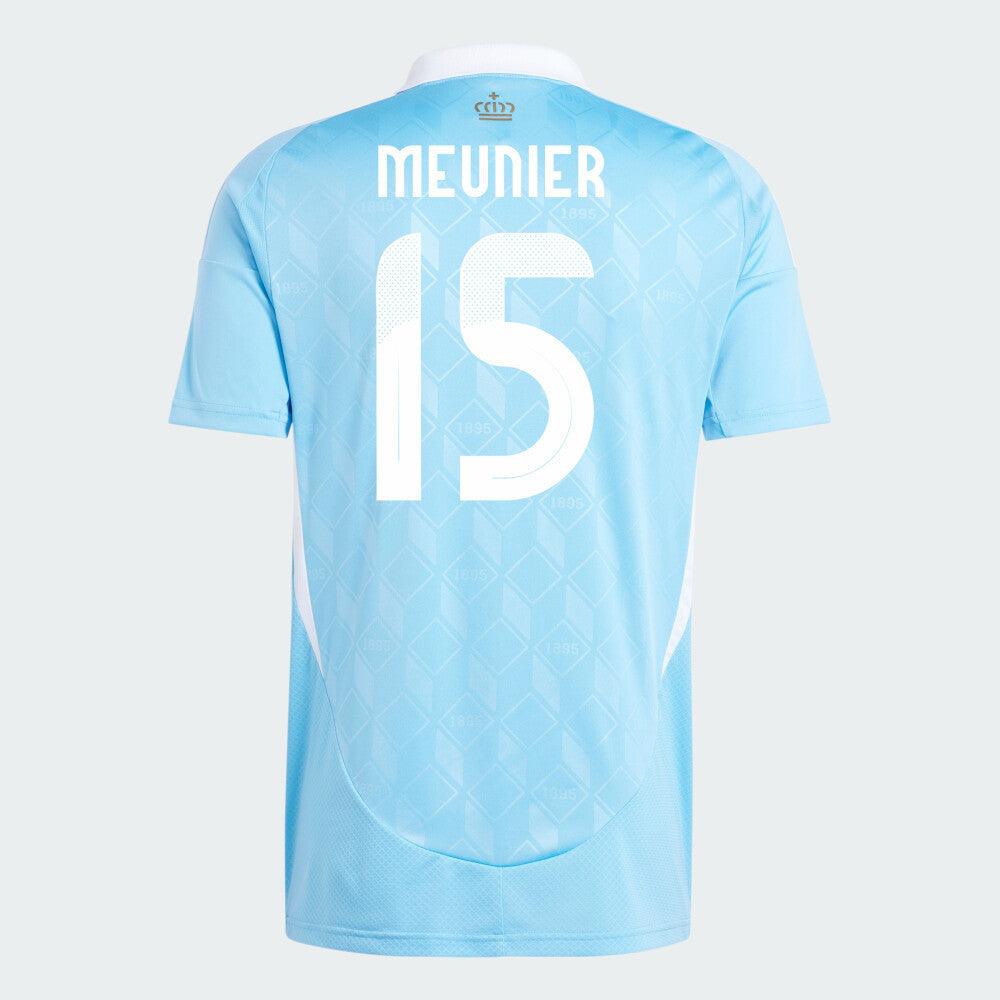 2024 Belgium MEUNIER 15 Away Replica Jersey