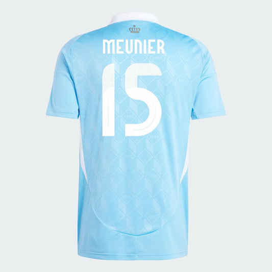 Youth 2024 Belgium MEUNIER 15 Away Replica Jersey