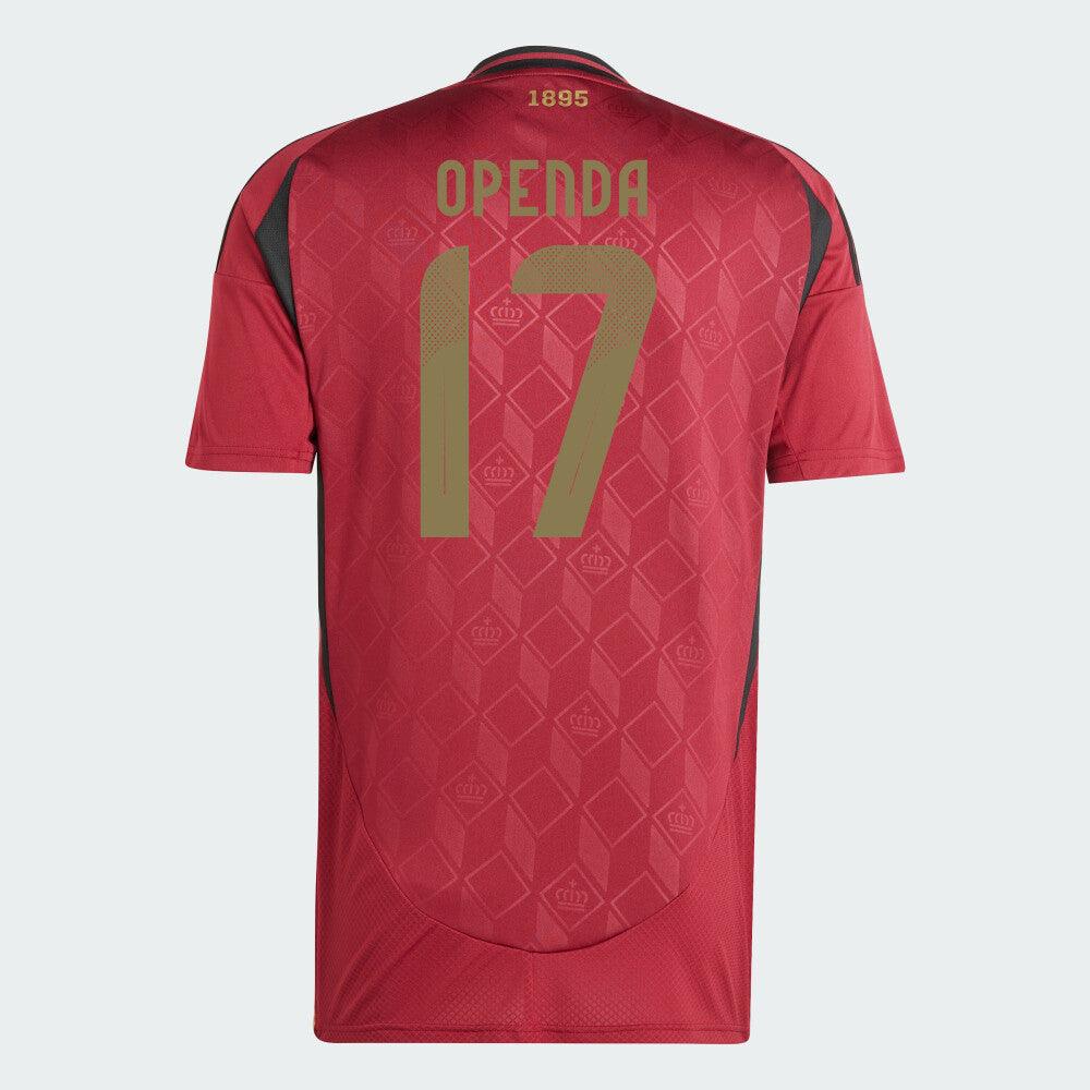 Youth 2024 Belgium OPENDA 17 Home Replica Jersey