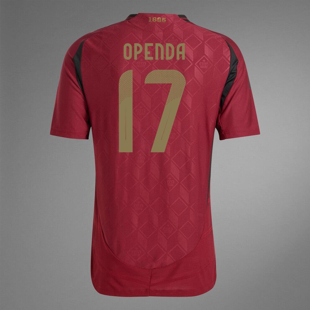 2024 Belgium OPENDA 17 Home Authentic Jersey