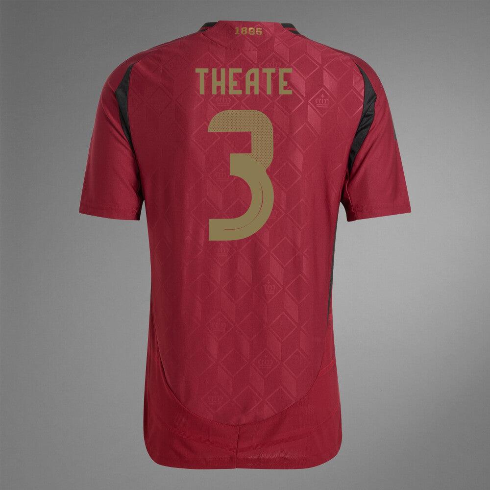 2024 Belgium THEATE 3 Home Authentic Jersey