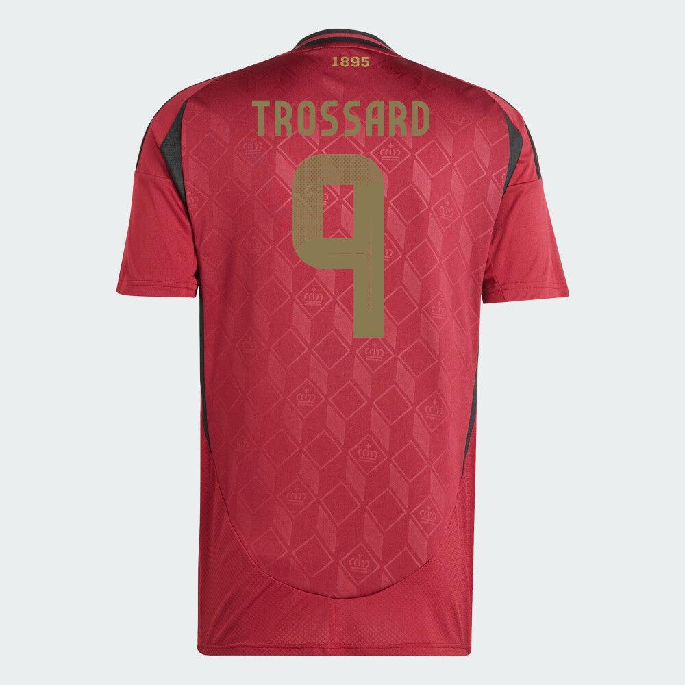 2024 Belgium TROSSARD 9 Home Replica Jersey