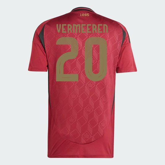 Youth 2024 Belgium VERMEEREN 20 Home Replica Jersey