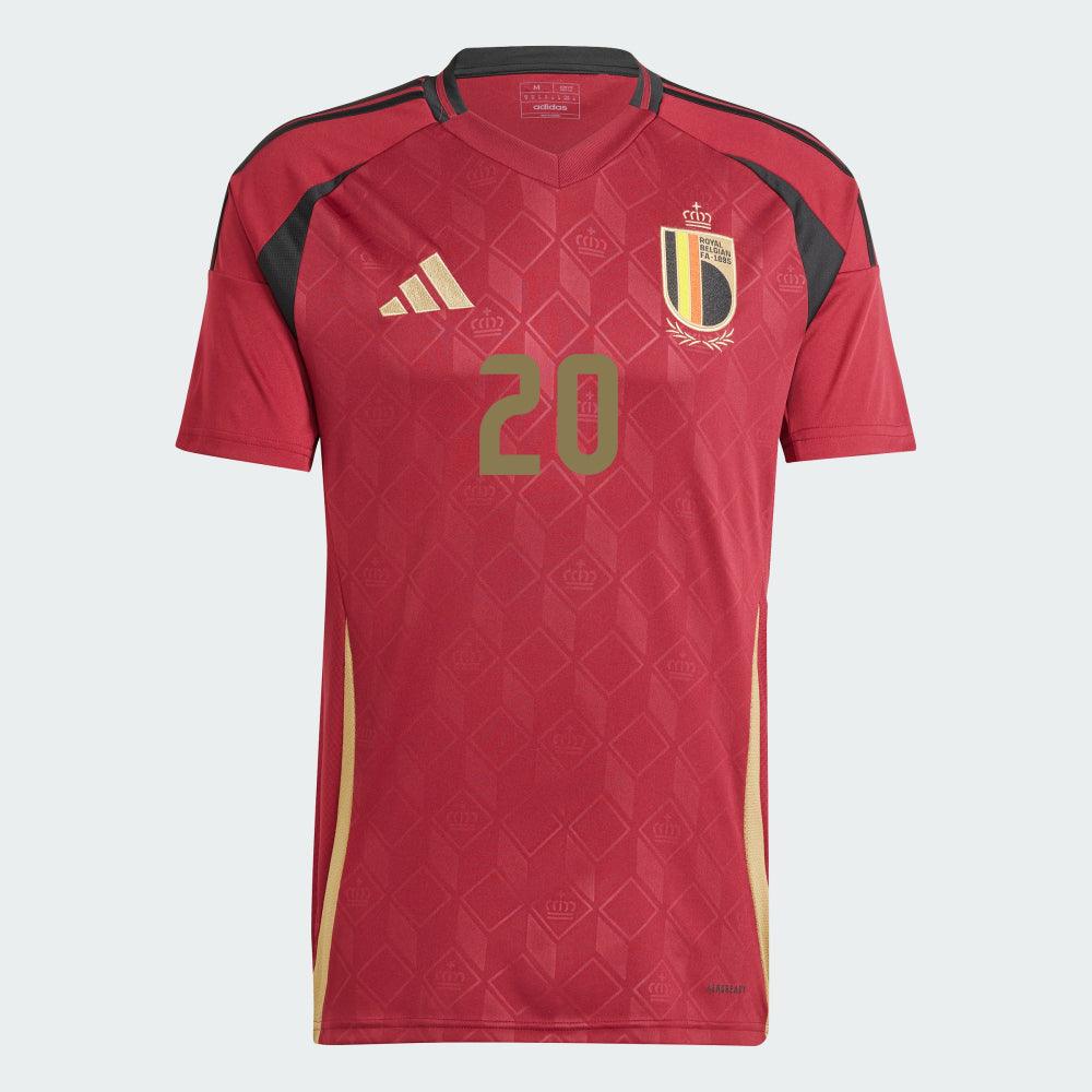 Youth 2024 Belgium VERMEEREN 20 Home Replica Jersey