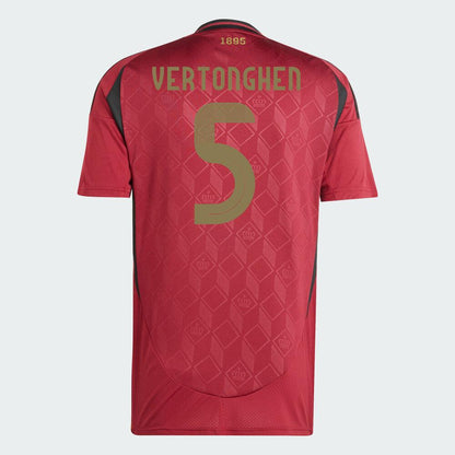 Youth 2024 Belgium VERTONGHEN 5 Home Replica Jersey