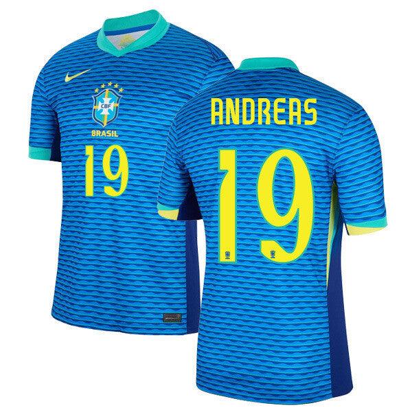 Youth 2024 Brazil Away Replica Jersey ANDREAS 19