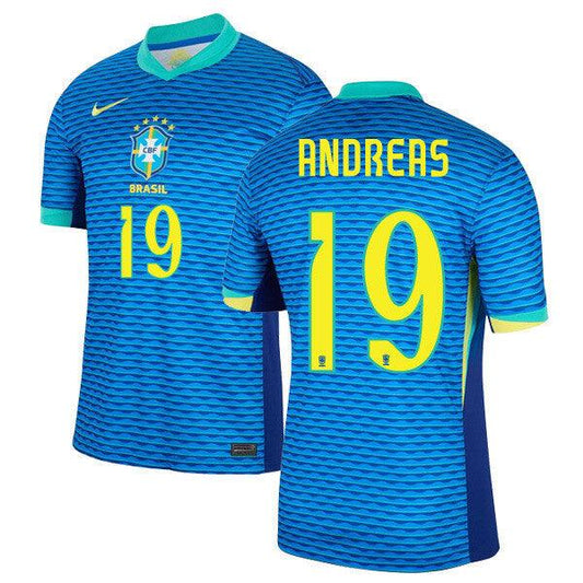 Youth 2024 Brazil Away Replica Jersey ANDREAS 19