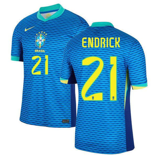 Youth 2024 Brazil Away Replica Jersey ENDRICK 21