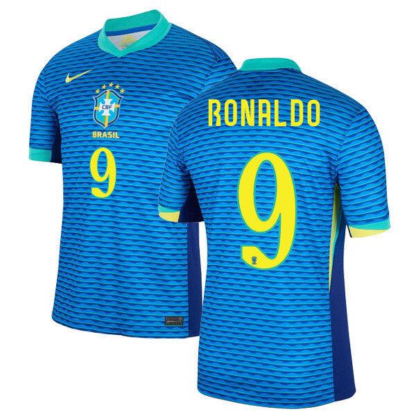 Youth 2024 Brazil Away Replica Jersey RONALDO 9