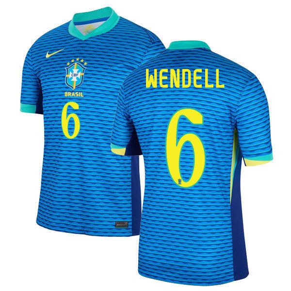 Youth 2024 Brazil Away Replica Jersey WENDELL 6