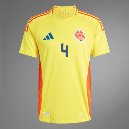 Youth 2024 Colombia ARIAS 4 Home Replica Jersey