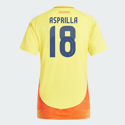 Women's 2024 Colombia ASPRILLA 18 Home Replica Jersey