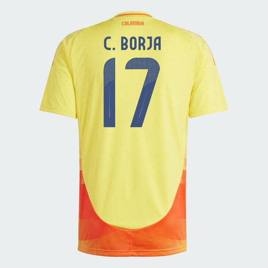 2024 Colombia C. BORJA 17 Home Replica Jersey