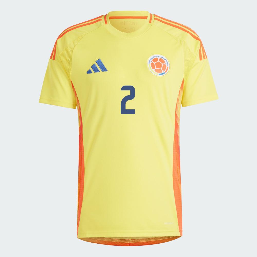 Youth 2024 Colombia C. CUESTA 2 Home Replica Jersey