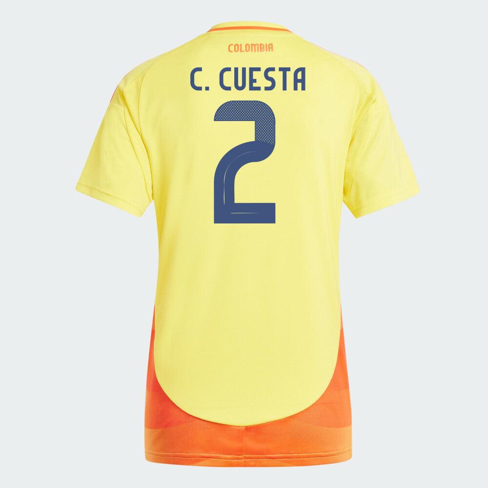 Women's 2024 Colombia C. CUESTA 2 Home Replica Jersey