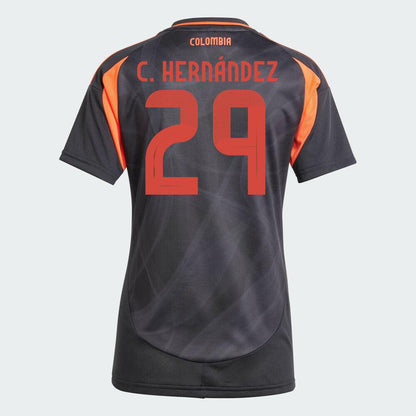 Women's 2024 Colombia C. HERNANDEZ 29 Away Replica Jersey