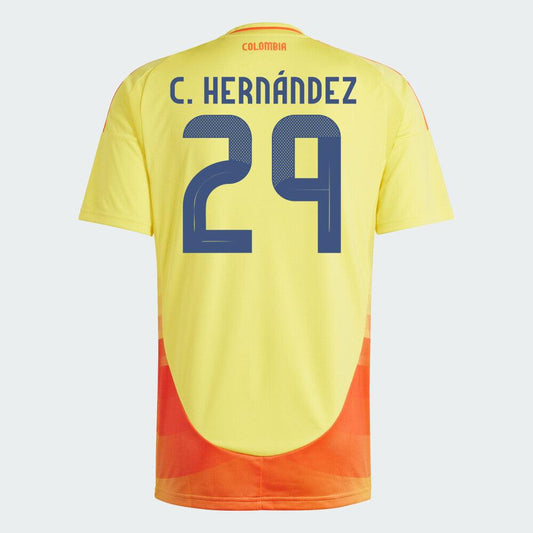 Youth 2024 Colombia C. HERNANDEZ 29 Home Replica Jersey