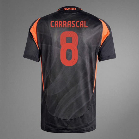 2024 Colombia CARRASCAL 8 Away Replica Jersey