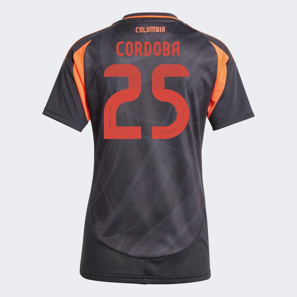 Women's 2024 Colombia CORDOBA 25 Away Replica Jersey